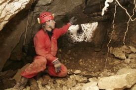 Nově objevená jeskyně v Mikulově