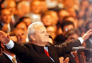 Zakladatel Srbské socialistické strany Slobodan Miloševič.