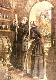 Vznik šampaňského je spojen s benediktýnskými mnichy.