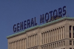 Ústřední budova firmy General Motors v americkém Detroitu.