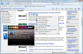 Druhá beta verze Internet Exploreru 8