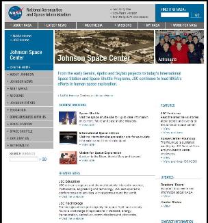 Tak vypadaly webové stránky NASA ještě před několika dny