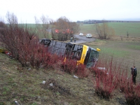 Nehoda autobusu Student Agency (ilustrační foto).
