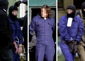 Trojice zatčených teroristů