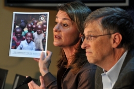 Nadace Billa a Melindy Gatesových poskytla 18 % všech financí.