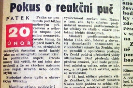 Rudé právo o 20. únoru 1948.