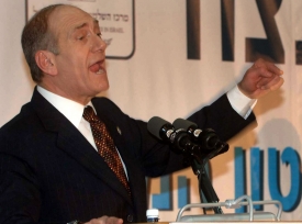 Izraelský premiér Ehúd Olmert.