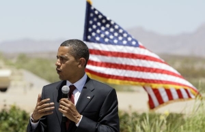 Barack Obama řeční na Den veteránů.