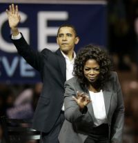 Barack Obama a Oprah Winfreyová