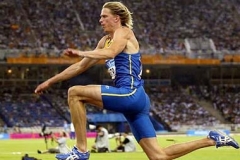 Olympijský šampion v trojskoku Christian Olsson