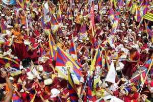 Tisíce tibetských demonstrantů v Dílí