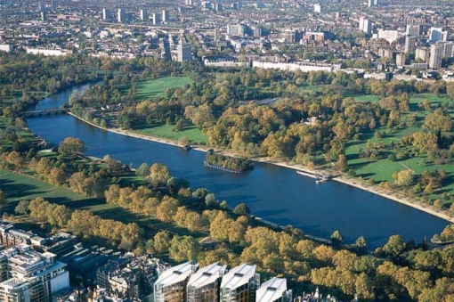 V londýnském Hyde Parku bude probíhat soutěž triatlonistů.