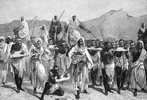 V minulosti přicházeli za obchodem Arabové také, kupovali však otroky