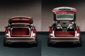 Koncept od BMW má podobný systém otevírání kufru jako Škoda Superb.