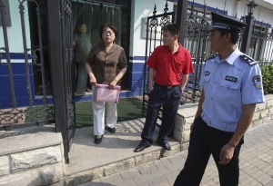 Aktivistka Sun Li-wej byla požádat o právo na protest. Neúspěšně.