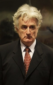 Radovan Karadžić u Mezinárodního trestního tribunálu.