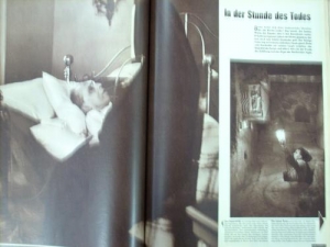 Sporné snímky umárání Pia XII. v německém tisku.