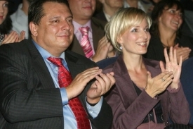 Jiří Paroubek s manželkou Petrou.