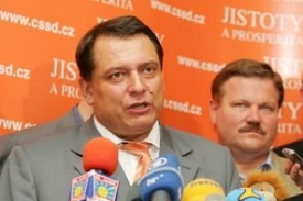 Předseda ČSSD Jiří Paroubek a Zdeněk Škromach
