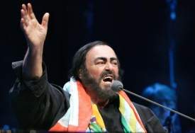 Charismatický pěvec Luciano Pavarotti.