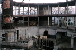 Československý pavilon byl před rekonstrukcí v opravdu špatné kondici.
