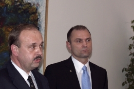 Zdeněk Pelc (vlevo) s Ivanem Langerem.