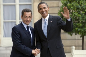 I přivítání ve Francii bylo vřelé, Obama je Sarkozyho oblíbenec.