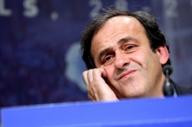Předseda Evropské fotbalové unie Michel Platini.