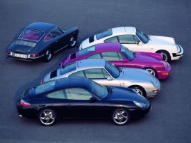 Design Porsche 911 se během šedesáti lety příliš nezměnil.