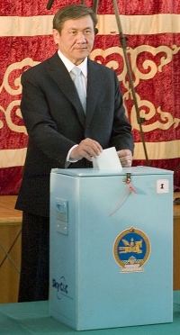 Mongolský prezident Nambaryn Enchbajar.