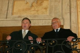 Václav Klaus a Horst Köhler.