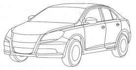 Odvážné tvary studií Kizashi jsou tatam, chystané Suzuki se na nákresech podobá spíše svému menšímu sourozenci SX-4.