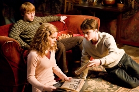 Ústřední trojlístek ve filmu Harry Potter a princ dvojí krve.