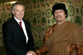 Tony Blair & Muammar Kaddáfí