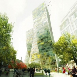 Budova ve tvaru W by mohla stát již v roce 2012.