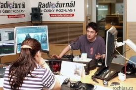 Studio Radiožurnálu.