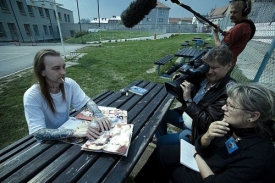 Helena Třeštíková během natáčení časosběrného dokumentu René