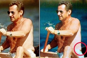 Mediální obraz Sarkozyho musí být bezchybný. I za cenu retuše.
