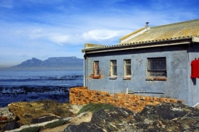Ostrov Rodden Island, kde byl Mandela vězněn 18 let.