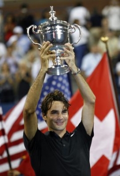 Tenisový fenomén ze Švýcarska - šestadvacetiletý Roger Federer