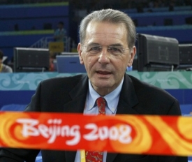 Šéf Mezinárodního olympijského výboru Jacques Rogge.