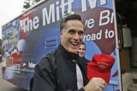 Mitt Romney je pravděpodobným vítězem hlasování v Nevadě.