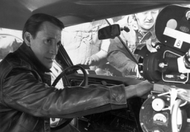 Roy Scheider během natáčení The Seven Ups.