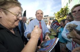 Rudy Giuliani se stále soustředí převážně na Floridu.