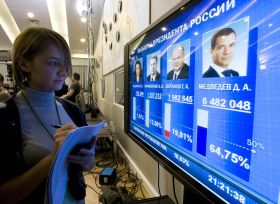 Medveděvova procenta hovoří jasou řečí...