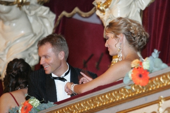 Miss World 2006 Taťána Kuchařová s přítelem Milanem Richterem.