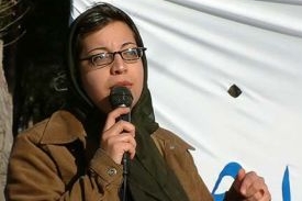 Íránská bojovnice za lidská práva Sadrová