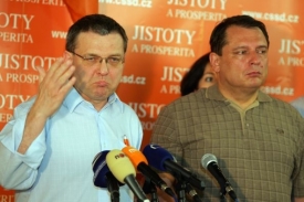 Lubomír Zaorálek a Jiří Paroubek jdou do kampaně naplno