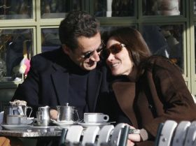 Nicolas Sarkozy a jeho třetí žena Carla Bruniová.