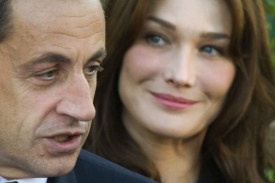 Sarkozy a Bruniová.